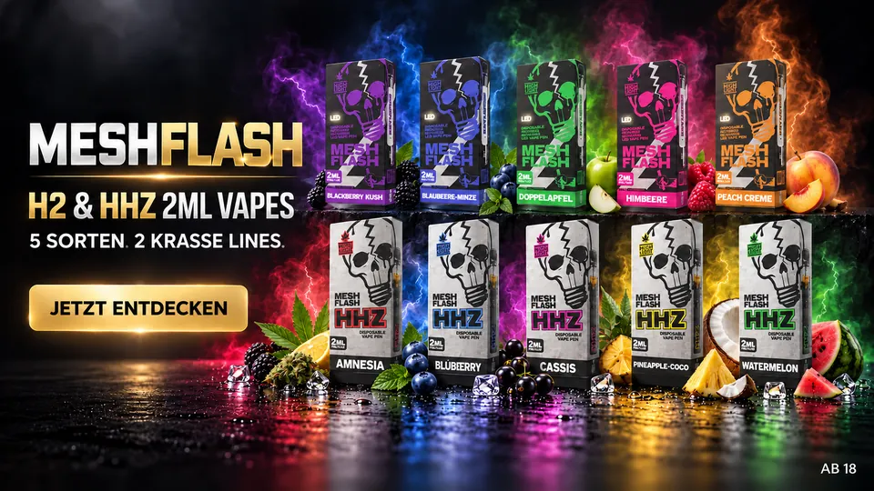 Mesh Flash – Markenbanner